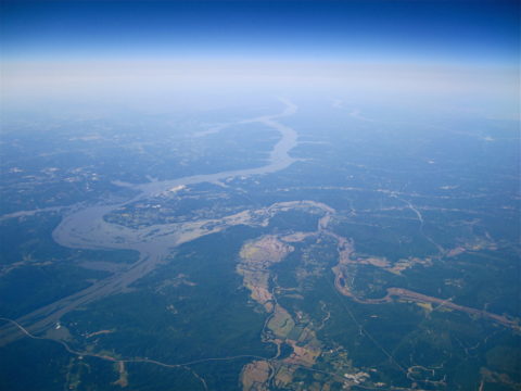 High Altitude View Tennessee River